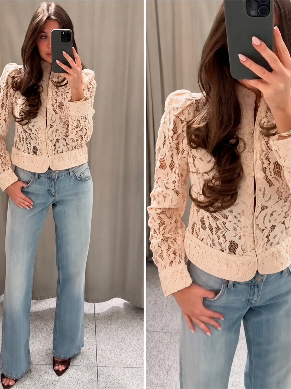 ZARA ZW COLLECTION LACE BLAZER